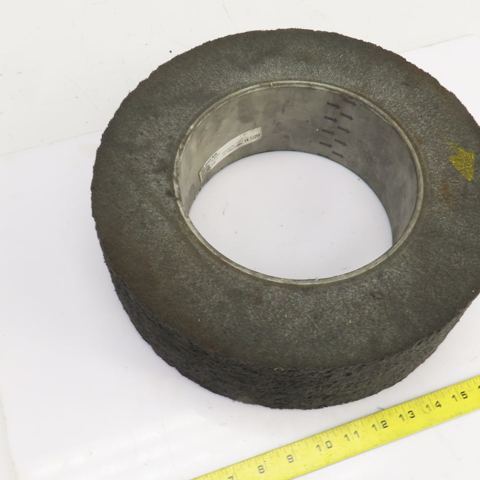 3M Scotch-Brite Light Deburring Wheel 6S FIN 2550RPM 13-3/4"x 4" x 8" Arbor