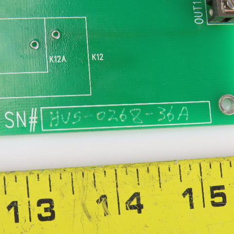 Automation Technology 54-09816A H.V. Switch Board Serial# HVS-0268-36A