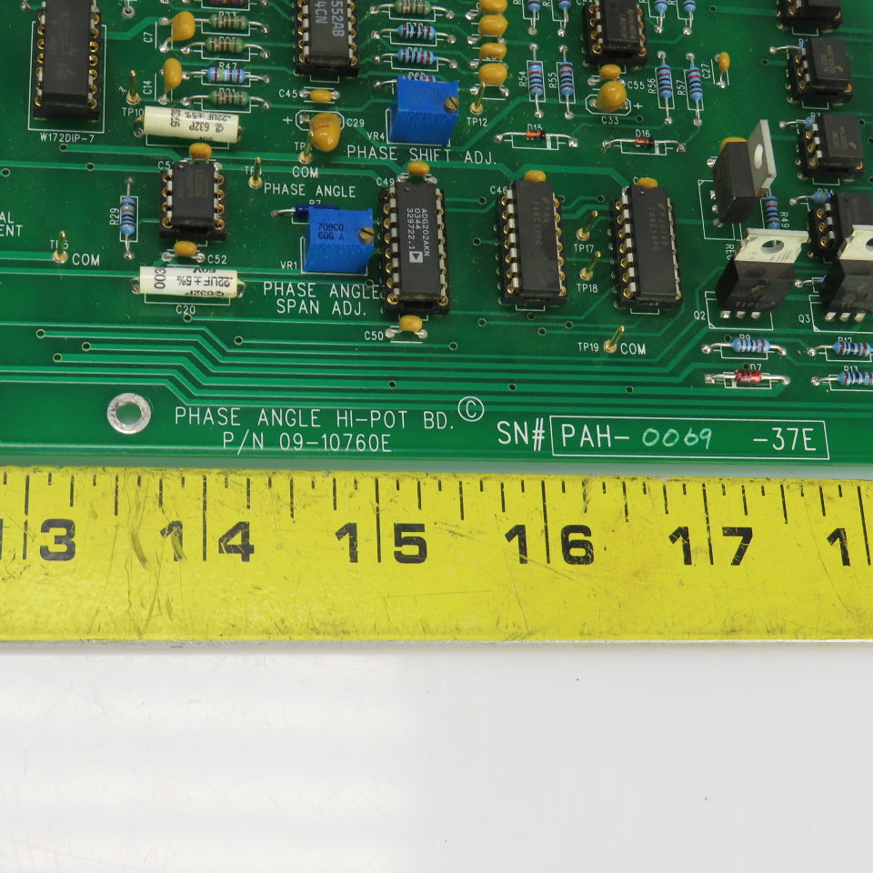 Automation Technology 09-10760E Phase Angle Hi-Pot Board Serial# PAH-0069-37E