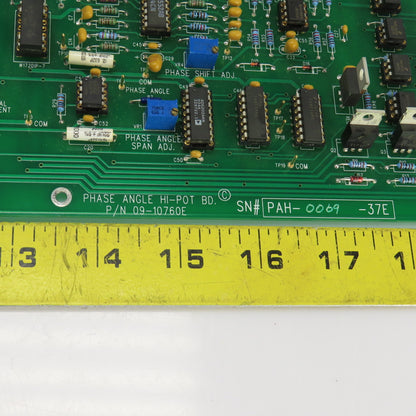 Automation Technology 09-10760E Phase Angle Hi-Pot Board Serial# PAH-0069-37E