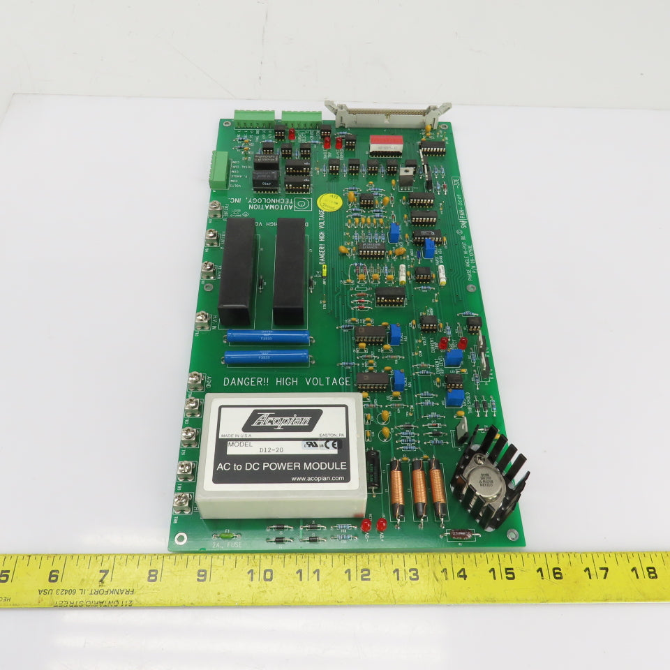 Automation Technology 09-10760E Phase Angle Hi-Pot Board Serial# PAH-0069-37E