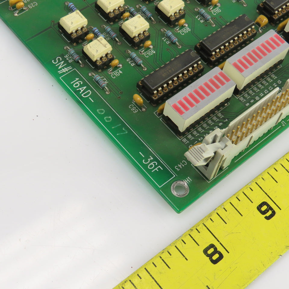 Automation Technology 54-09770F 16-BIT A To D Circuit Board Serial#16AD-0017-36F