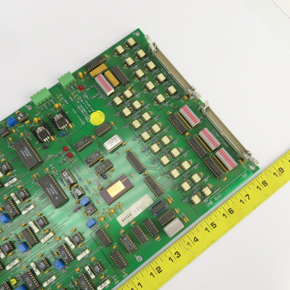 Automation Technology 54-09770F 16-BIT A To D Circuit Board Serial#16AD-0017-36F
