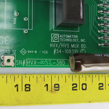 Automation Technology 54-10831D HVX/HVS Mux Circuit Board Serial#HVX-0082-38D