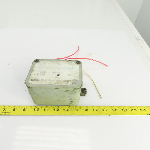 Trabon 163-400-000 Solid State Timer 115/230VAC 50/60HZ 5A Max