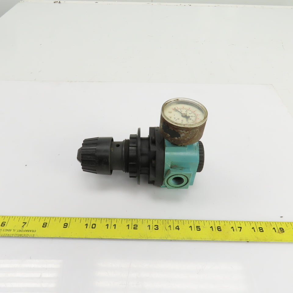 Manual Compressed Air Regulator 300PSIG Max Inlet 175°F 3/8" NPT