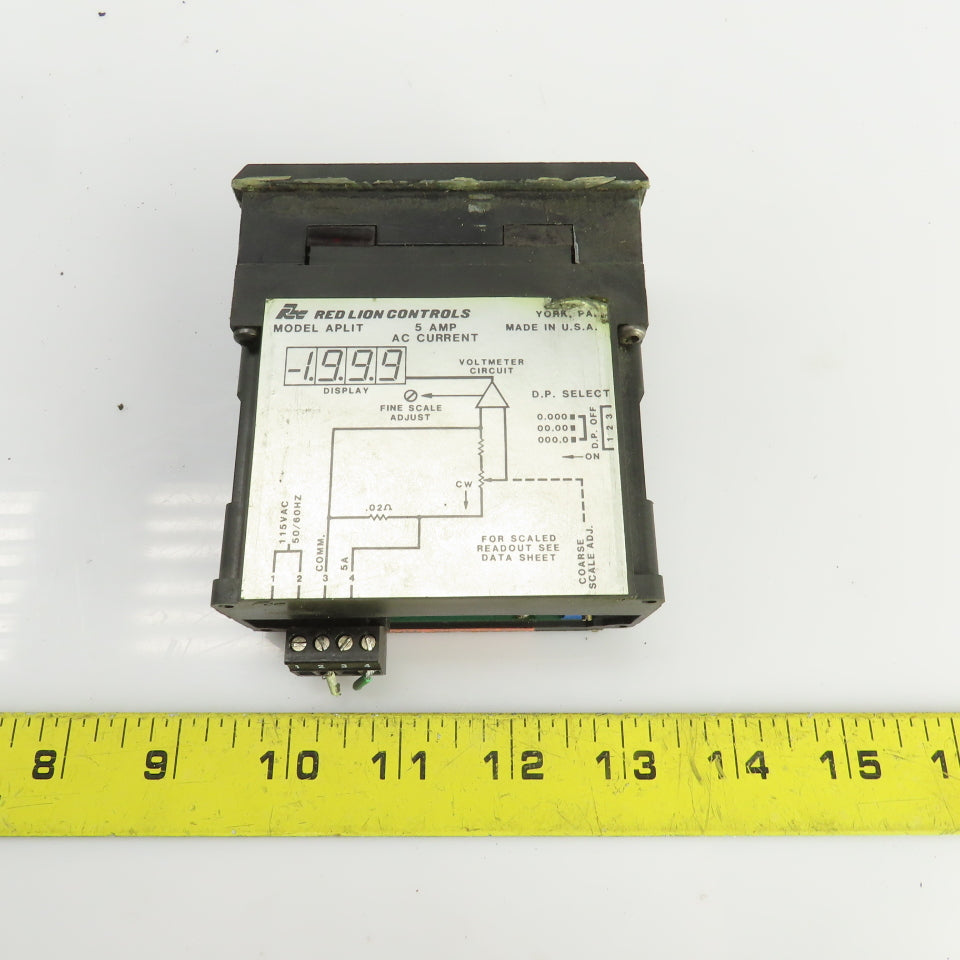 Red Lion Controls APLIT LED 5 Amp AC Current Meter