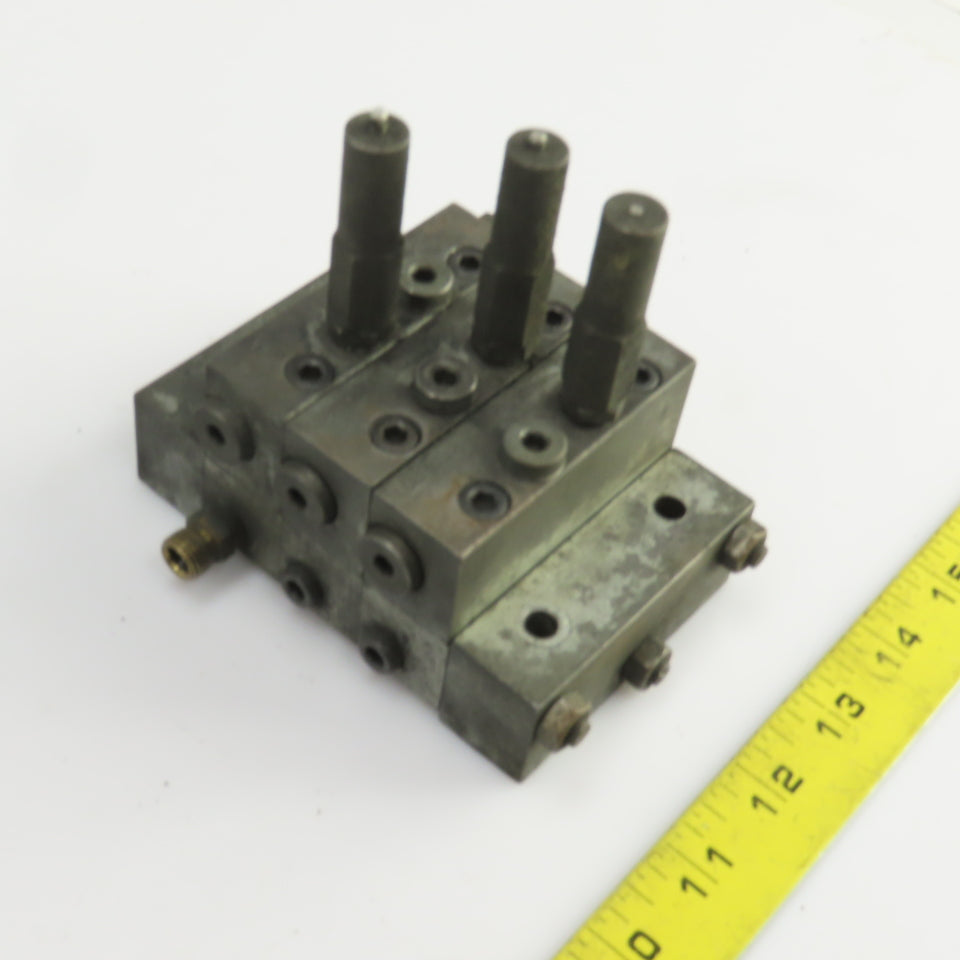 Lubriquip MSF-30S MSP-10S MSP-15S Modular Lubrication Divider Valve Assembly