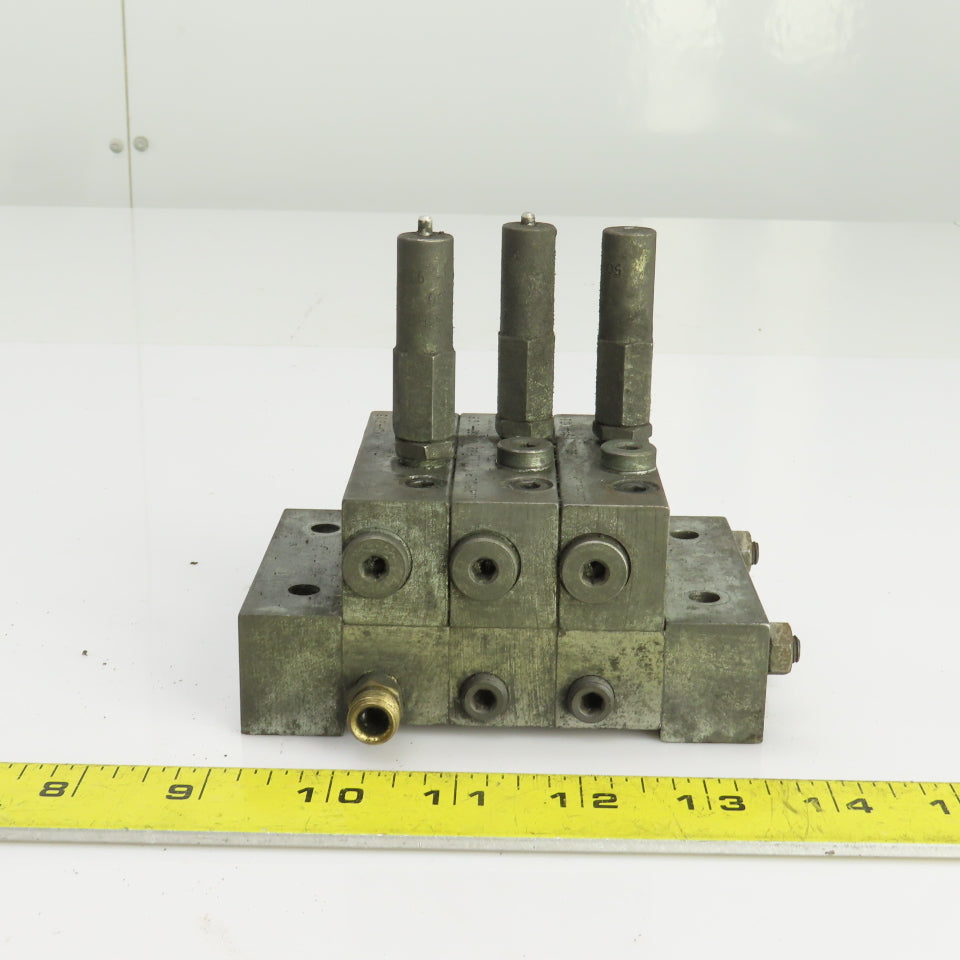 Lubriquip MSF-30S MSP-10S MSP-15S Modular Lubrication Divider Valve Assembly