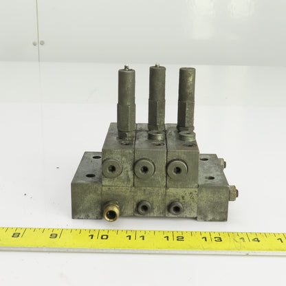Lubriquip MSF-30S MSP-10S MSP-15S Modular Lubrication Divider Valve Assembly