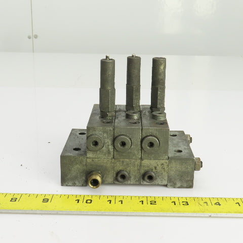 Lubriquip MSF-30S MSP-10S MSP-15S Modular Lubrication Divider Valve Assembly