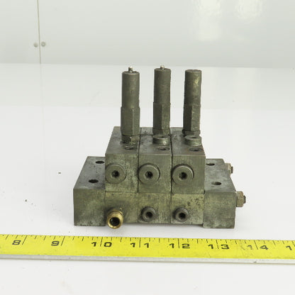 Lubriquip MSF-30S MSP-10S MSP-15S Modular Lubrication Divider Valve Assembly