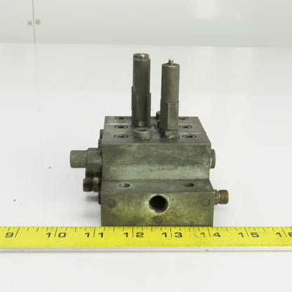 Lubriquip MSF-30S MSP-10S MSP-15S Modular Lubrication Divider Valve Assembly