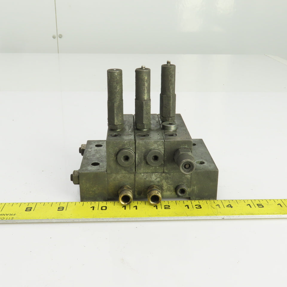 Lubriquip MSF-30S MSP-10S MSP-15S Modular Lubrication Divider Valve Assembly
