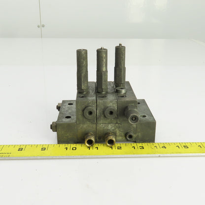 Lubriquip MSF-30S MSP-10S MSP-15S Modular Lubrication Divider Valve Assembly