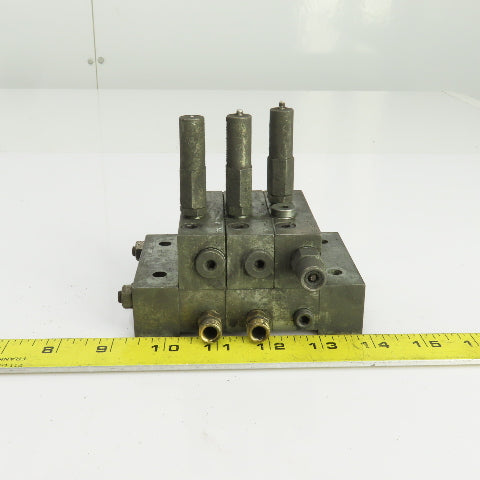 Lubriquip MSF-30S MSP-10S MSP-15S Modular Lubrication Divider Valve Assembly