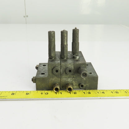 Lubriquip MSF-30S MSP-10S MSP-15S Modular Lubrication Divider Valve Assembly