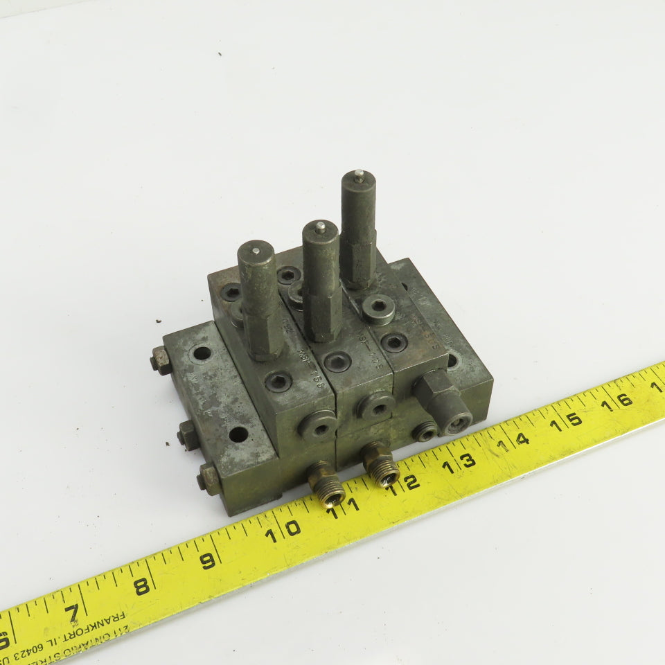 Lubriquip MSF-30S MSP-10S MSP-15S Modular Lubrication Divider Valve Assembly