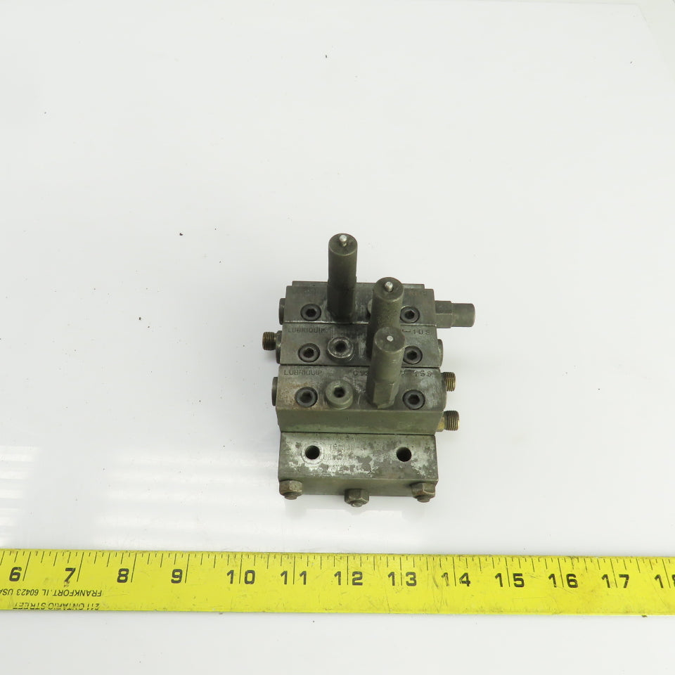 Lubriquip MSF-30S MSP-10S MSP-15S Modular Lubrication Divider Valve Assembly