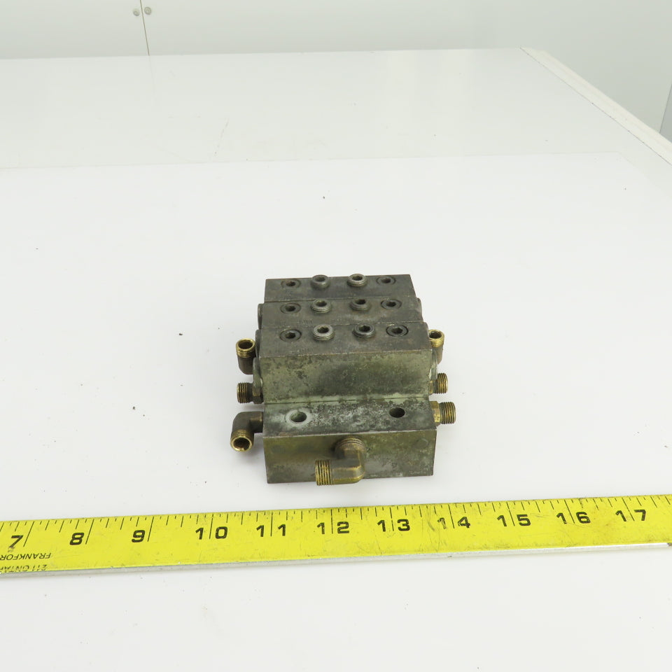 Lubriquip MSP-10T MSP-15T Modular Lubrication Divider Valve Assembly