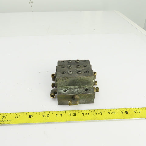 Lubriquip MSP-10T MSP-15T Modular Lubrication Divider Valve Assembly