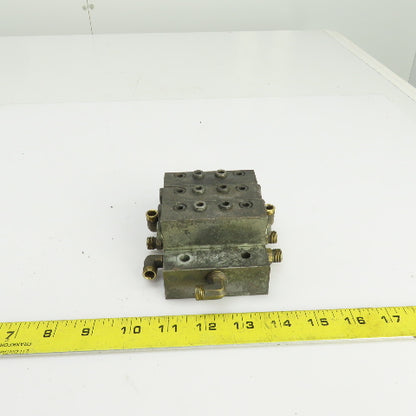 Lubriquip MSP-10T MSP-15T Modular Lubrication Divider Valve Assembly