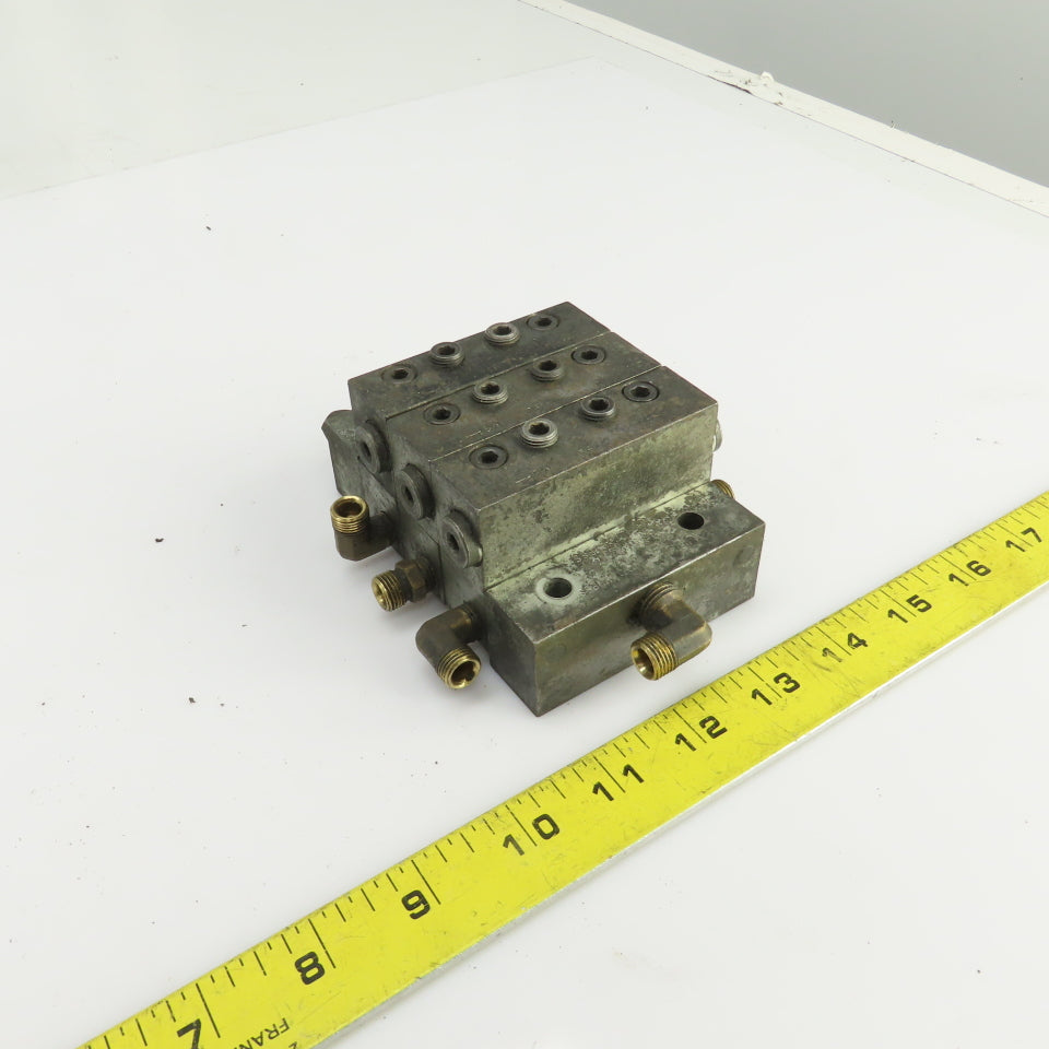 Lubriquip MSP-10T MSP-15T Modular Lubrication Divider Valve Assembly