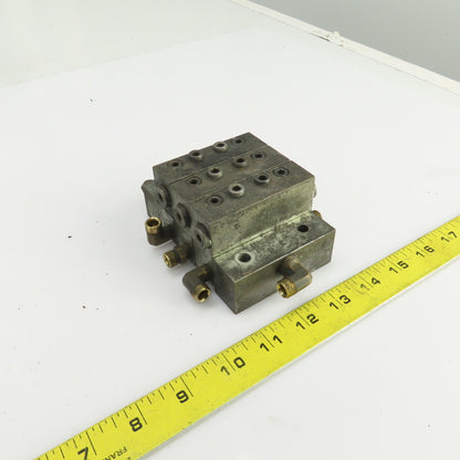 Lubriquip MSP-10T MSP-15T Modular Lubrication Divider Valve Assembly