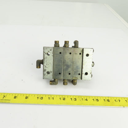 Lubriquip MSP-10T MSP-15T Modular Lubrication Divider Valve Assembly