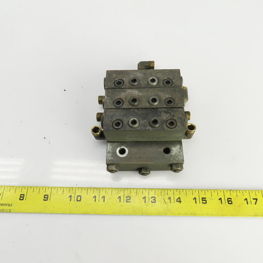 Lubriquip MSP-10T MSP-15T Modular Lubrication Divider Valve Assembly