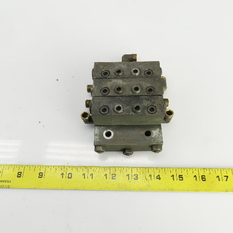 Lubriquip MSP-10T MSP-15T Modular Lubrication Divider Valve Assembly