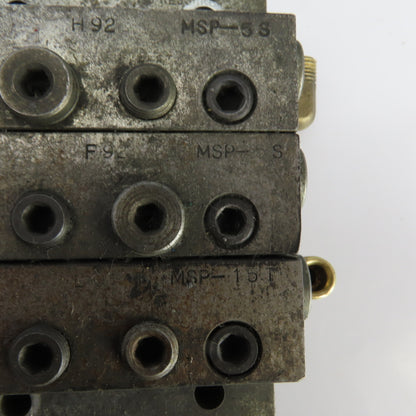 Lubriquip MSp-5S MSP-15T Modular Lubrication Divider Valve Assembly