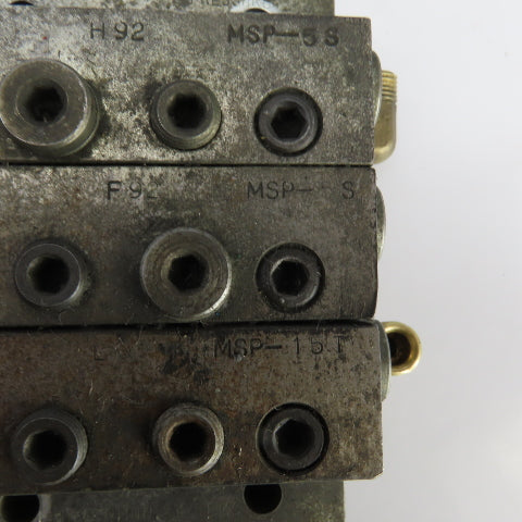 Lubriquip MSp-5S MSP-15T Modular Lubrication Divider Valve Assembly