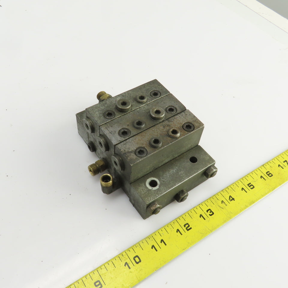 Lubriquip MSp-5S MSP-15T Modular Lubrication Divider Valve Assembly