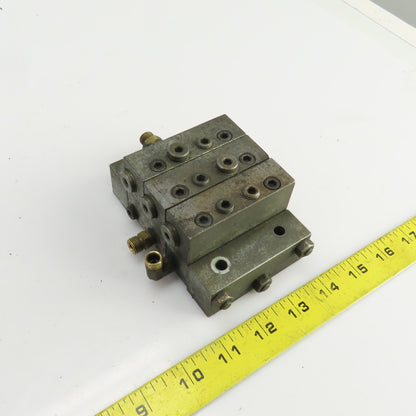 Lubriquip MSp-5S MSP-15T Modular Lubrication Divider Valve Assembly