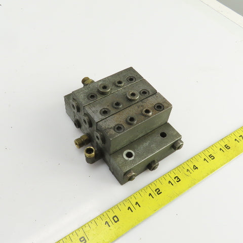 Lubriquip MSp-5S MSP-15T Modular Lubrication Divider Valve Assembly