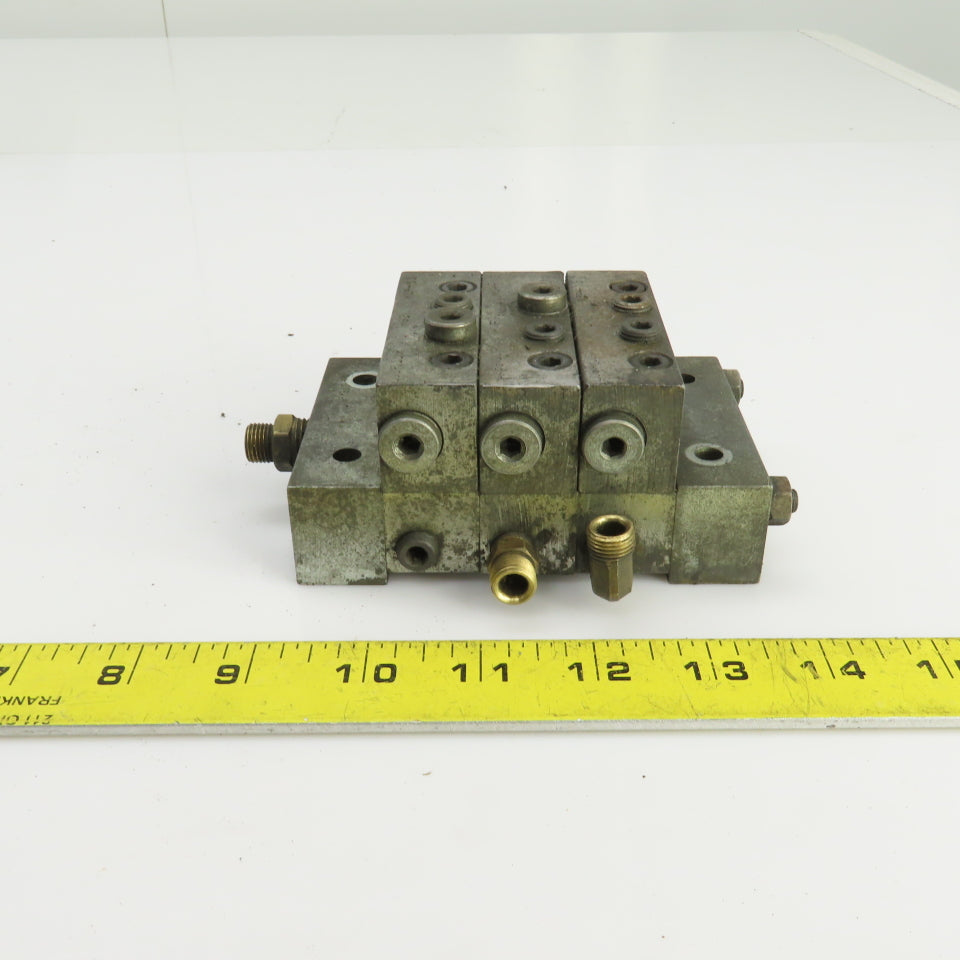 Lubriquip MSp-5S MSP-15T Modular Lubrication Divider Valve Assembly