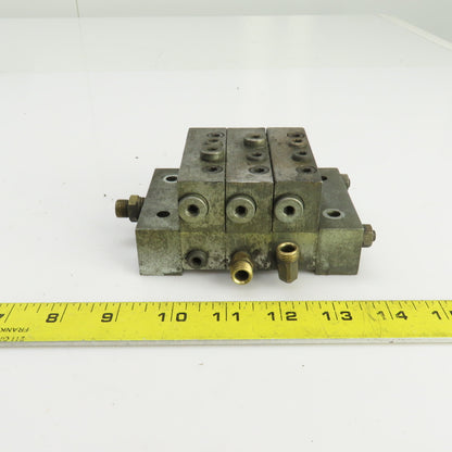 Lubriquip MSp-5S MSP-15T Modular Lubrication Divider Valve Assembly