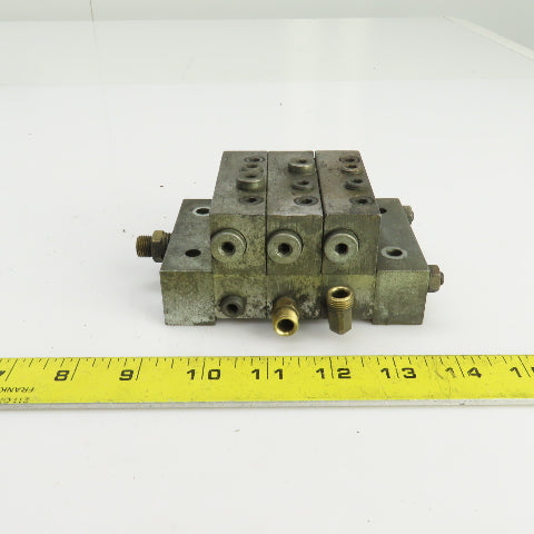 Lubriquip MSp-5S MSP-15T Modular Lubrication Divider Valve Assembly