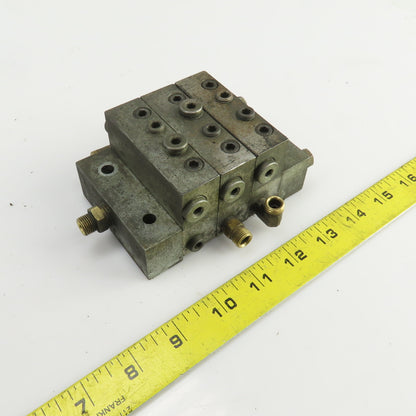 Lubriquip MSp-5S MSP-15T Modular Lubrication Divider Valve Assembly