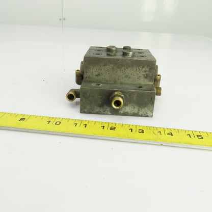 Lubriquip MSp-5S MSP-15T Modular Lubrication Divider Valve Assembly