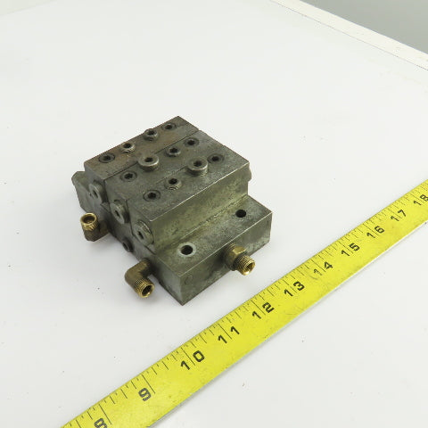 Lubriquip MSp-5S MSP-15T Modular Lubrication Divider Valve Assembly