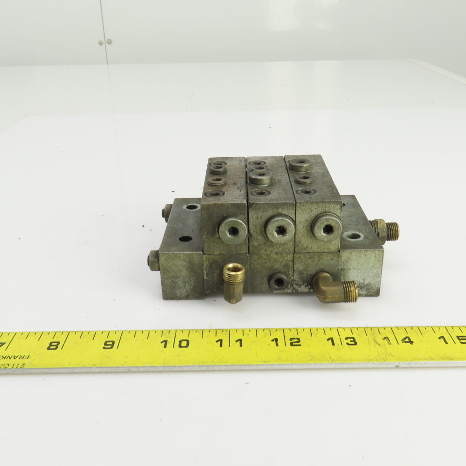 Lubriquip MSp-5S MSP-15T Modular Lubrication Divider Valve Assembly