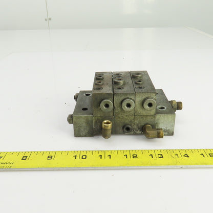Lubriquip MSp-5S MSP-15T Modular Lubrication Divider Valve Assembly