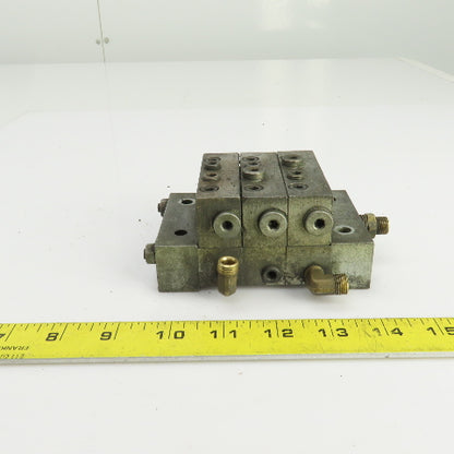 Lubriquip MSp-5S MSP-15T Modular Lubrication Divider Valve Assembly