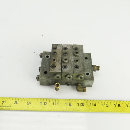 Lubriquip MSp-5S MSP-15T Modular Lubrication Divider Valve Assembly