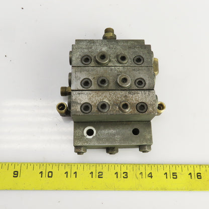 Lubriquip MSp-5S MSP-15T Modular Lubrication Divider Valve Assembly