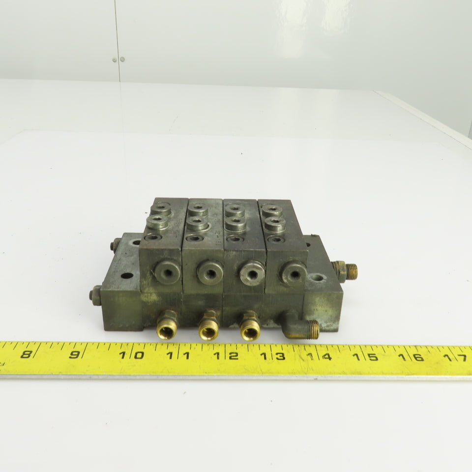 Lubriquip MSP-10T MSP-30T MSP-15S Modular Lubrication Divider Valve Assembly