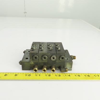 Lubriquip MSP-10T MSP-30T MSP-15S Modular Lubrication Divider Valve Assembly