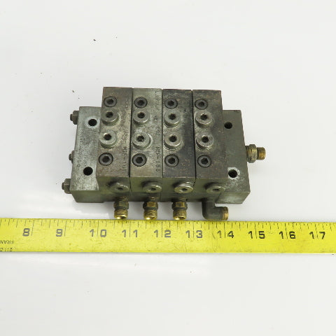 Lubriquip MSP-10T MSP-30T MSP-15S Modular Lubrication Divider Valve Assembly